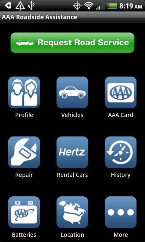 aaa roadside assistance app.